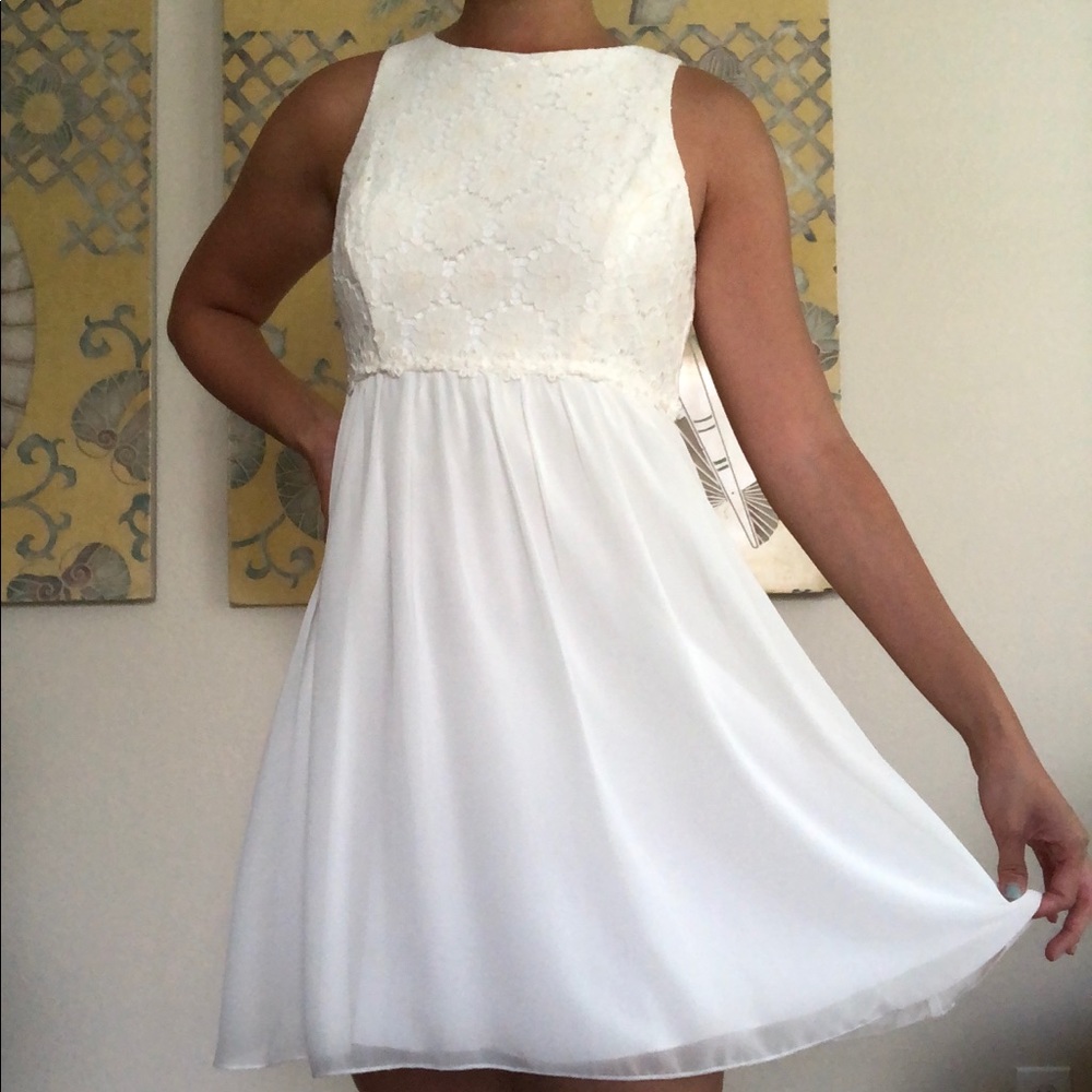 White dress
